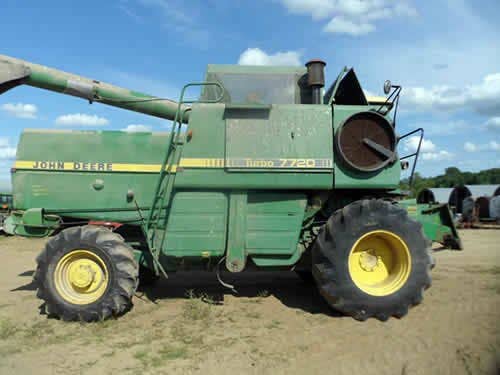 Used John Deere 7720 Combine parts.