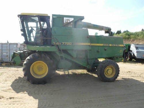 Used John Deere 7720 Combine parts.