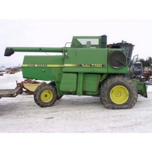 Used John Deere 7720 Combine parts.