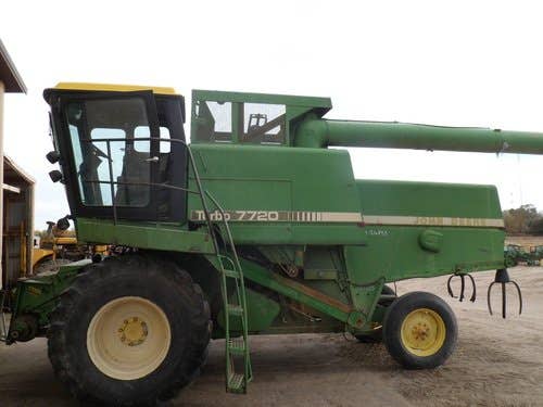 Used John Deere 7720 Combine parts.