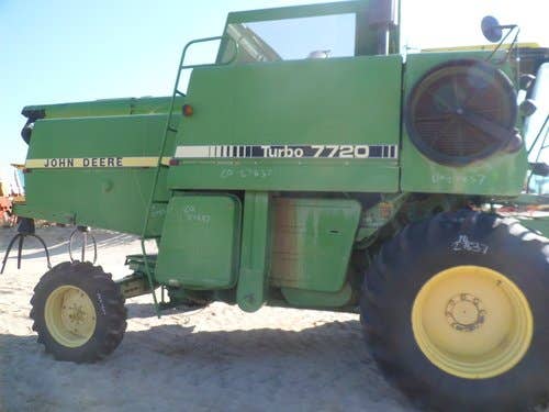 Used John Deere 7720 Combine parts.