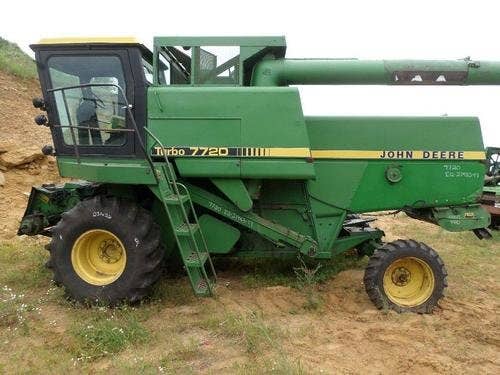 Used John Deere 7720 Combine parts.