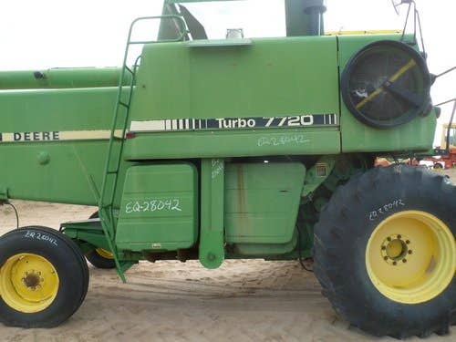 Used John Deere 7720 Combine parts.
