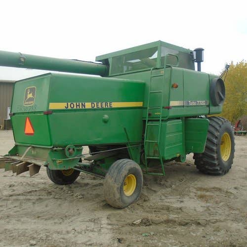 Used John Deere 7720 Combine parts.