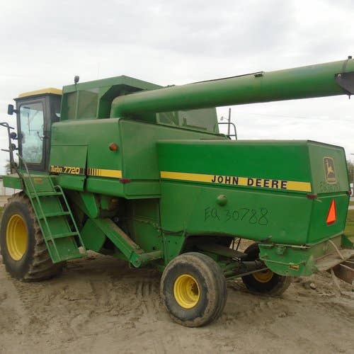 Used John Deere 7720 Combine parts.