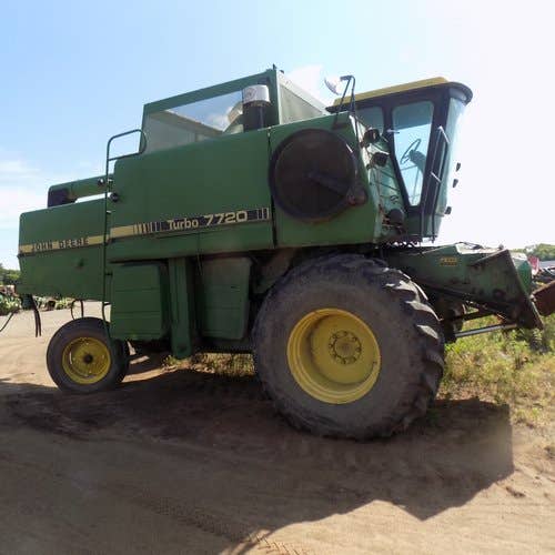 Used John Deere 7720 Combine parts.