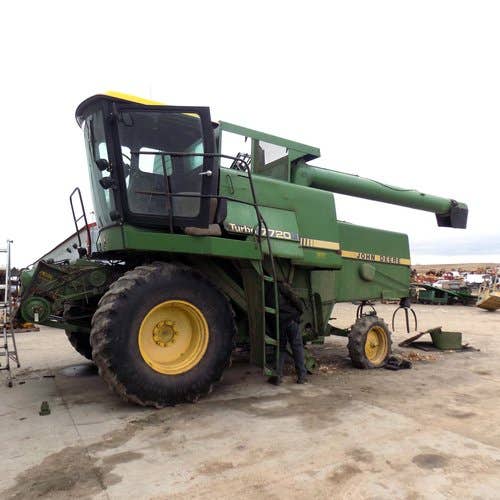 Used John Deere 7720 Combine parts.