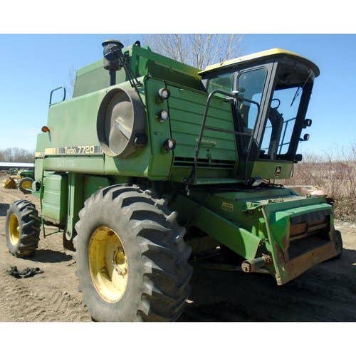 Used John Deere 7720 Combine parts.