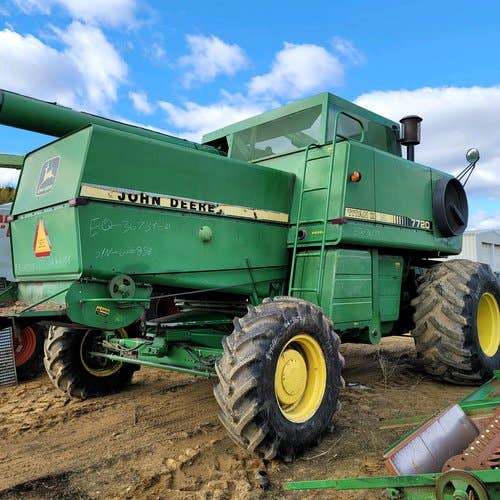 Used John Deere 7720 Combine parts.