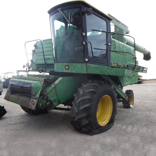 Used John Deere 7720 Combine parts.