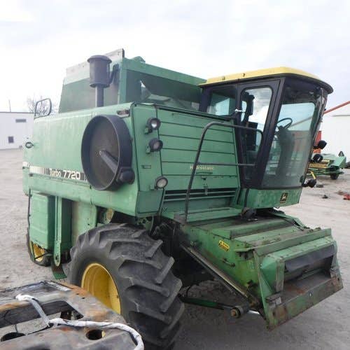 Used John Deere 7720 Combine parts.