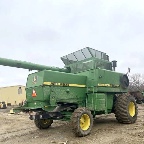 Used John Deere 7720 Combine parts.