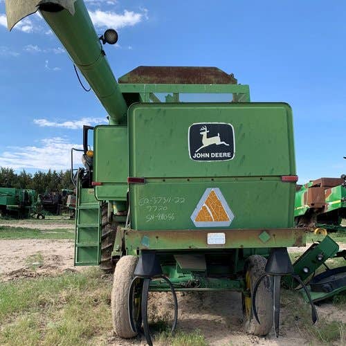 Used John Deere 7720 Combine parts.