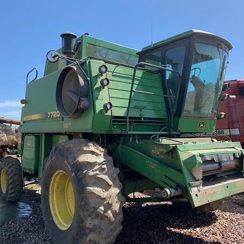 Used John Deere 7720 Combine parts.
