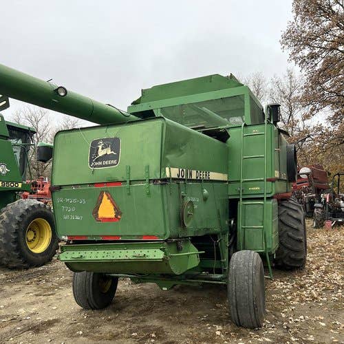 Used John Deere 7720 Combine parts.