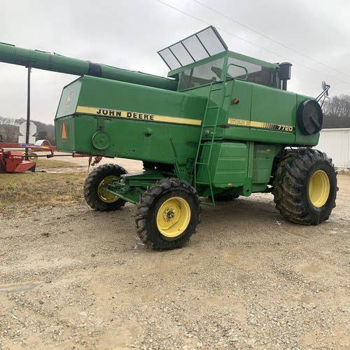 Used John Deere 7720 Combine parts.