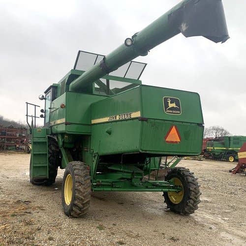 Used John Deere 7720 Combine parts.