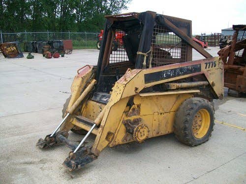 Used John Deere 7775 Skid Steer Loader parts.
