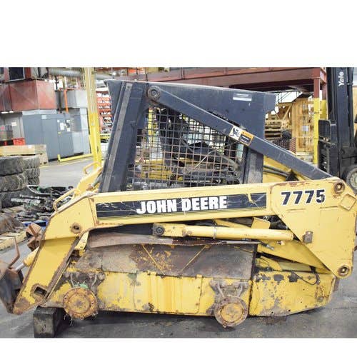 Used John Deere 7775 Skid Steer Loader parts.