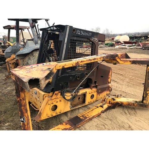 Used John Deere 7775 Skid Steer Loader parts.