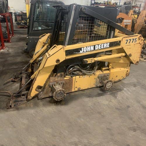 Used John Deere 7775 Skid Steer Loader parts.