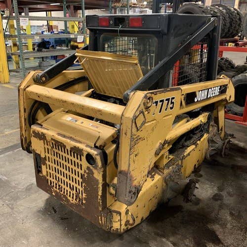 Used John Deere 7775 Skid Steer Loader parts.