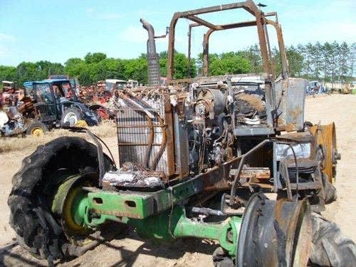Used John Deere 7800 Tractor parts.
