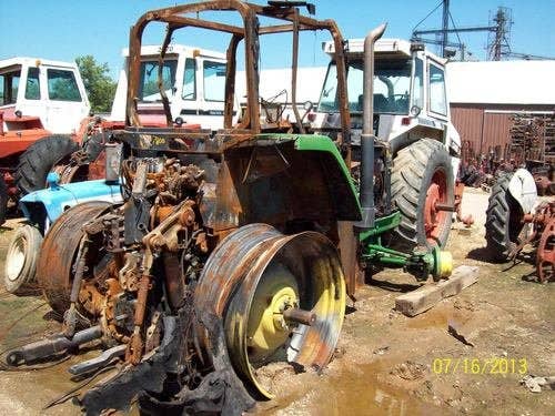 Used John Deere 7800 Tractor parts.
