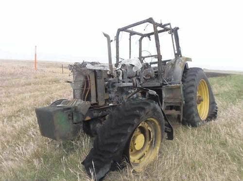 Used John Deere 7800 Tractor parts.
