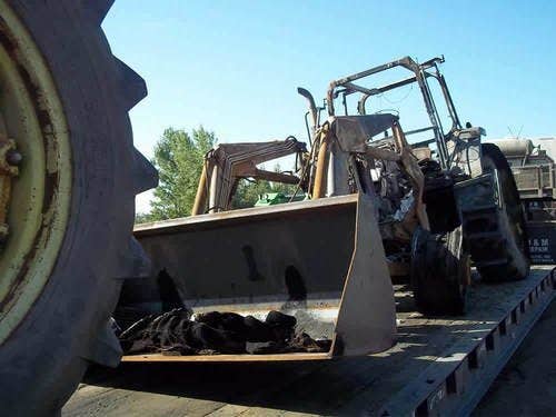 Used John Deere 7800 Tractor parts.