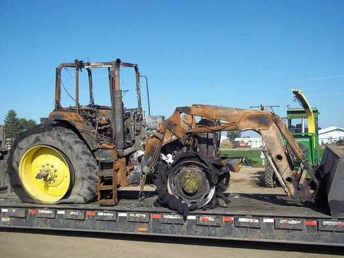 Used John Deere 7800 Tractor parts.