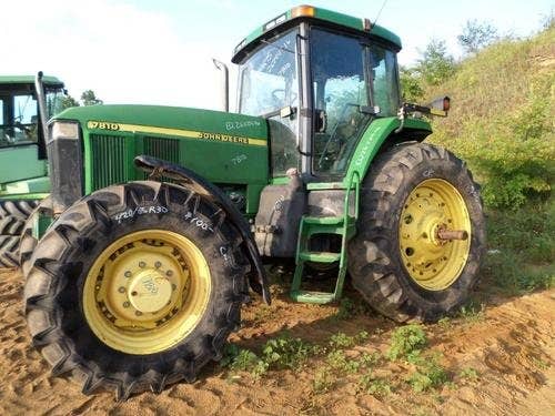 Used John Deere 7810 Tractor parts.