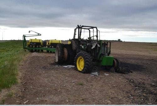 Used John Deere 7810 Tractor parts.