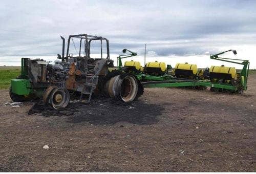 Used John Deere 7810 Tractor parts.