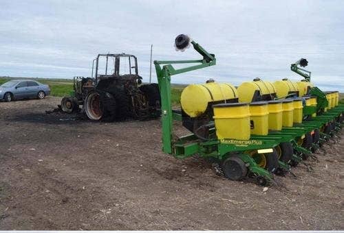 Used John Deere 7810 Tractor parts.