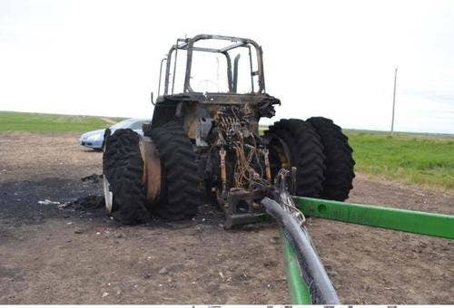 Used John Deere 7810 Tractor parts.