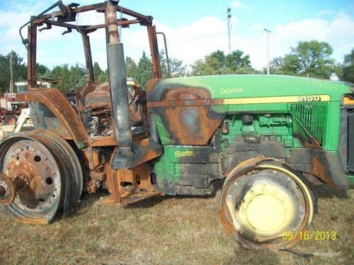 1998 Used John Deere 8100 Tractor parts.