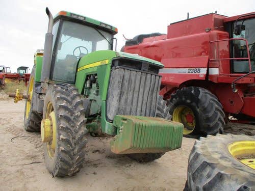1997 Used John Deere 8100 Tractor parts.