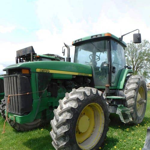 Used John Deere 8100 Tractor parts.