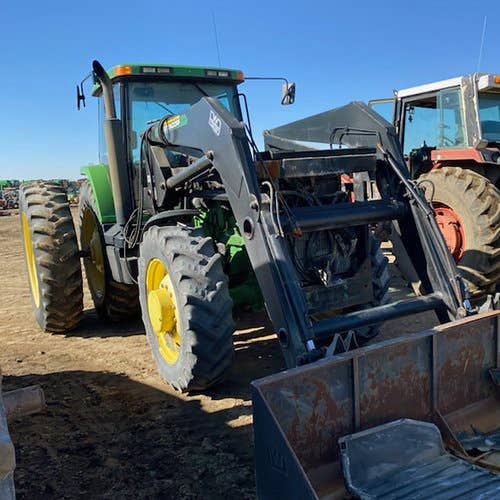 1996 Used John Deere 8100 Tractor parts.