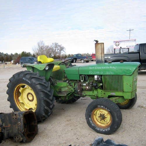 Used John Deere 830 Tractor parts.
