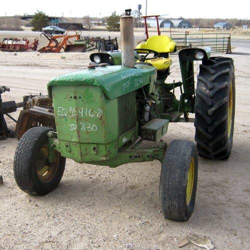 Used John Deere 830 Tractor parts.