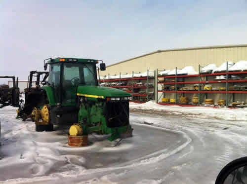 Used John Deere 8400 Tractor parts.