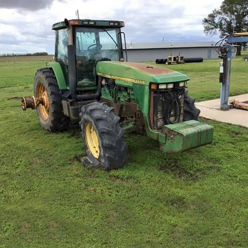 Used John Deere 8400 Tractor parts.