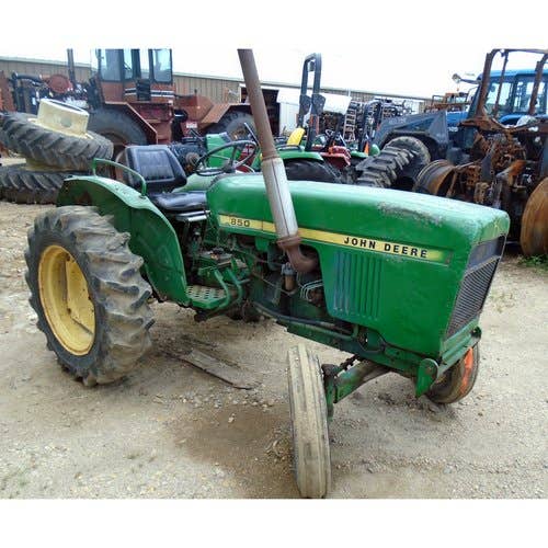 Used John Deere 850 Tractor parts.