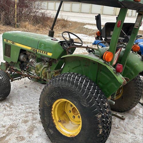 Used John Deere 850 Tractor parts.