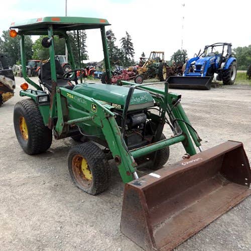 1996 Used John Deere 855 Tractor parts.