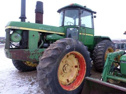 Used John Deere 8630 Tractor parts.
