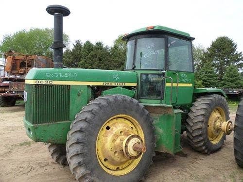 Used John Deere 8630 Tractor parts.