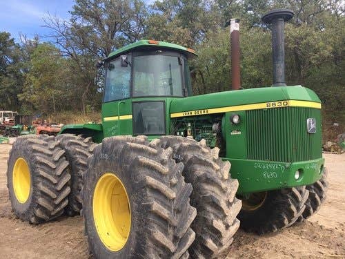 Used John Deere 8630 Tractor parts.